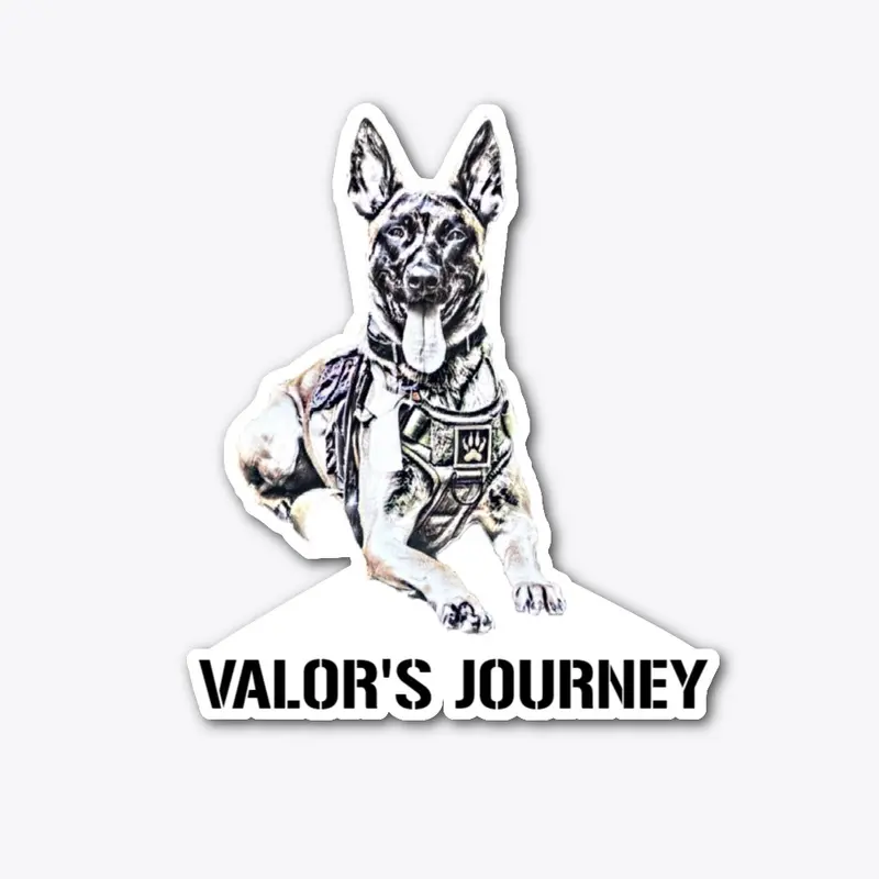 Valor's Journey Sketch Sticker